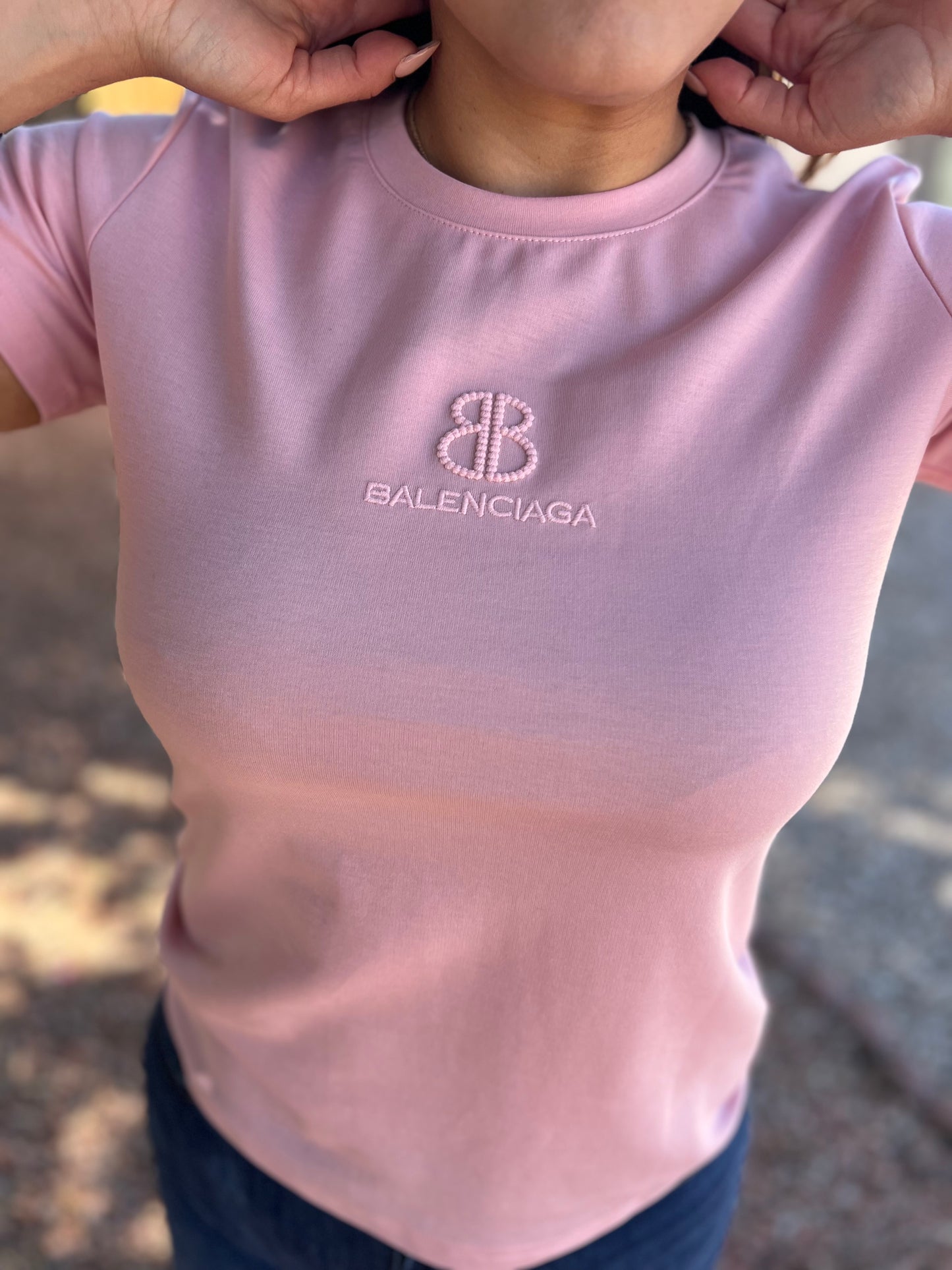 Pink B** Top