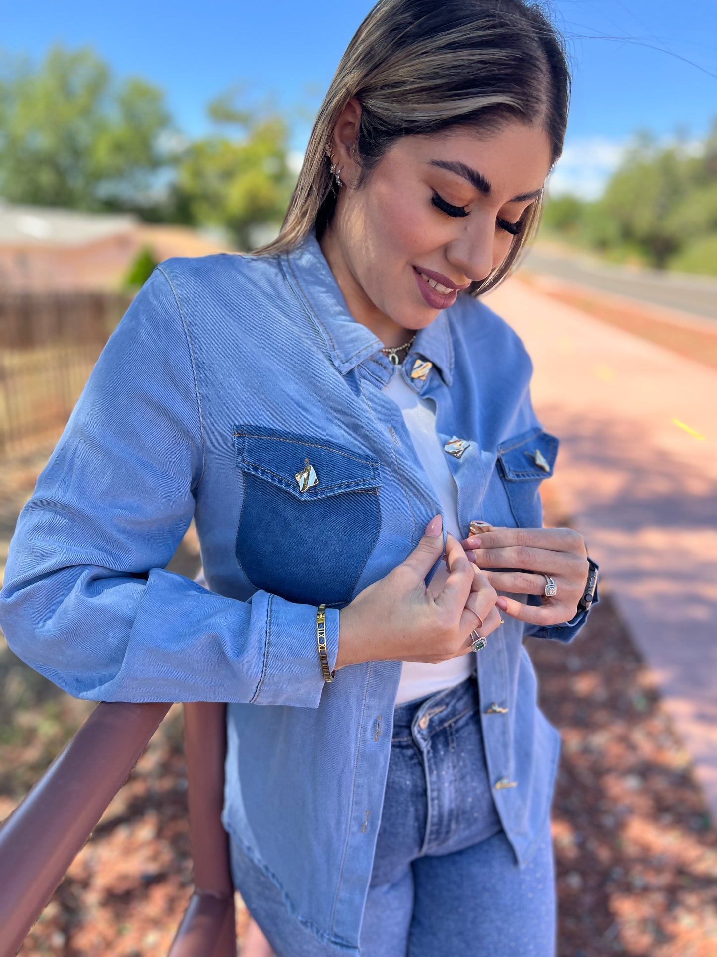 Denim Shirt Long Sleeve