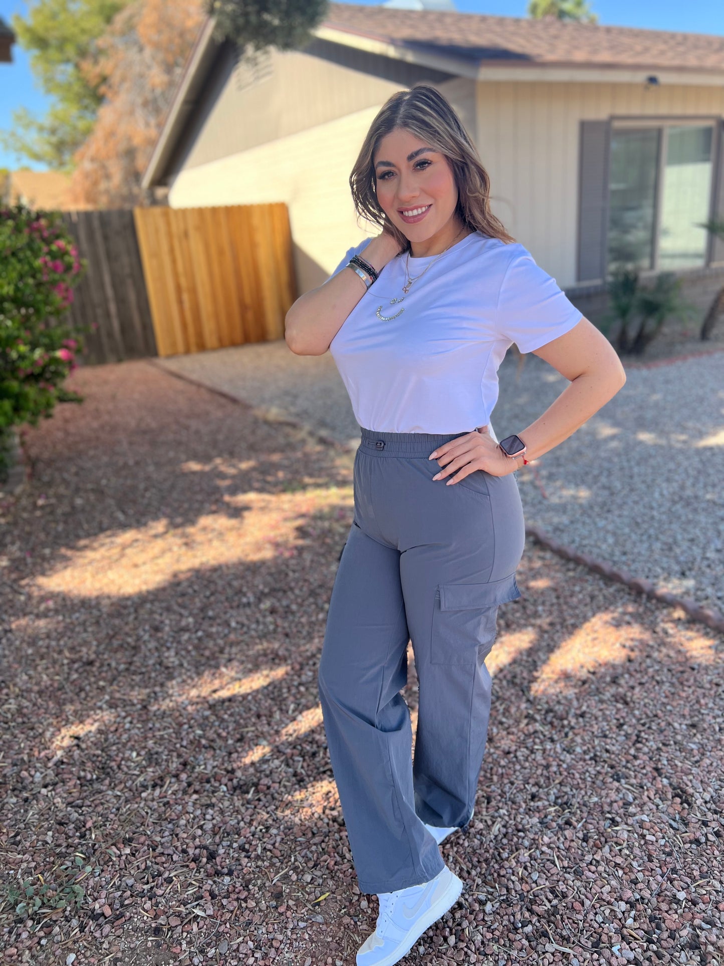Dark Grey Cargo Pants