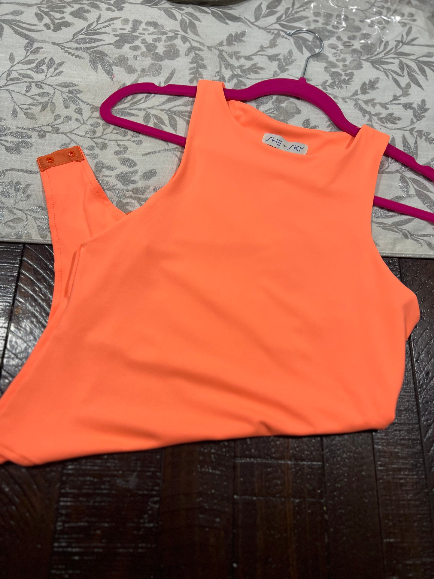 Bodysuit Neon Coral