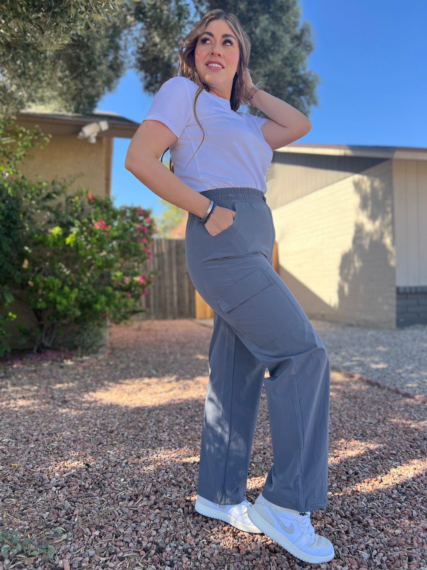 Dark Grey Cargo Pants