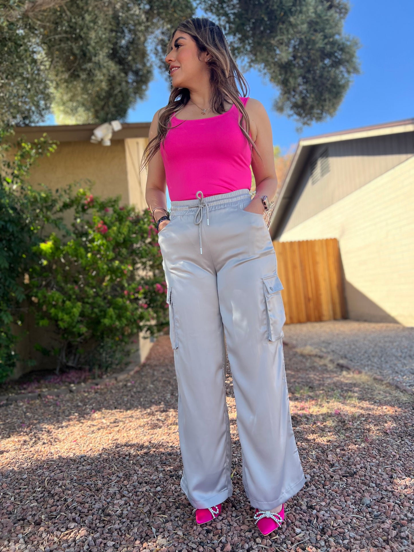 Light Gray Cargo Pants