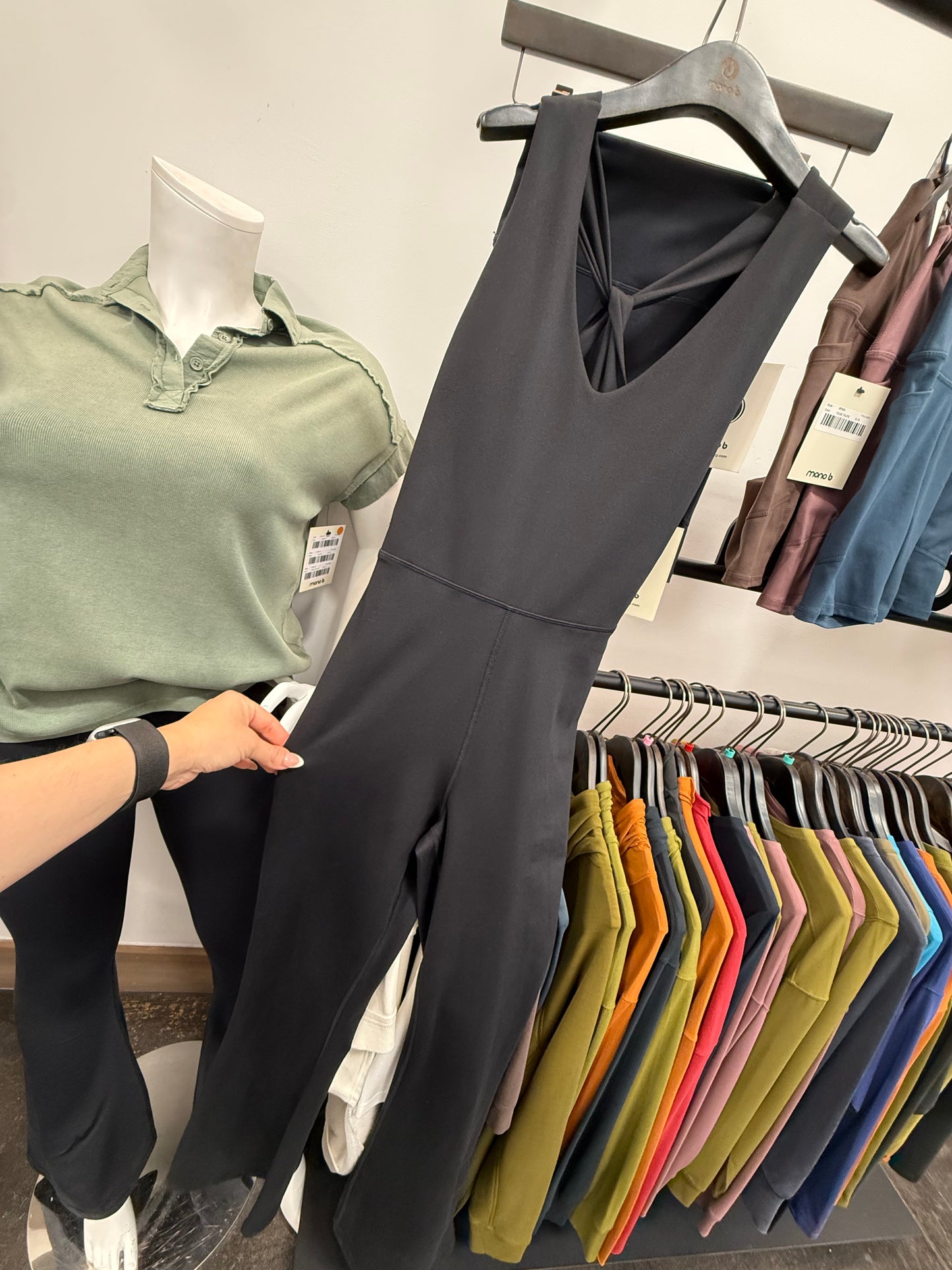 Flare black jumpsuit