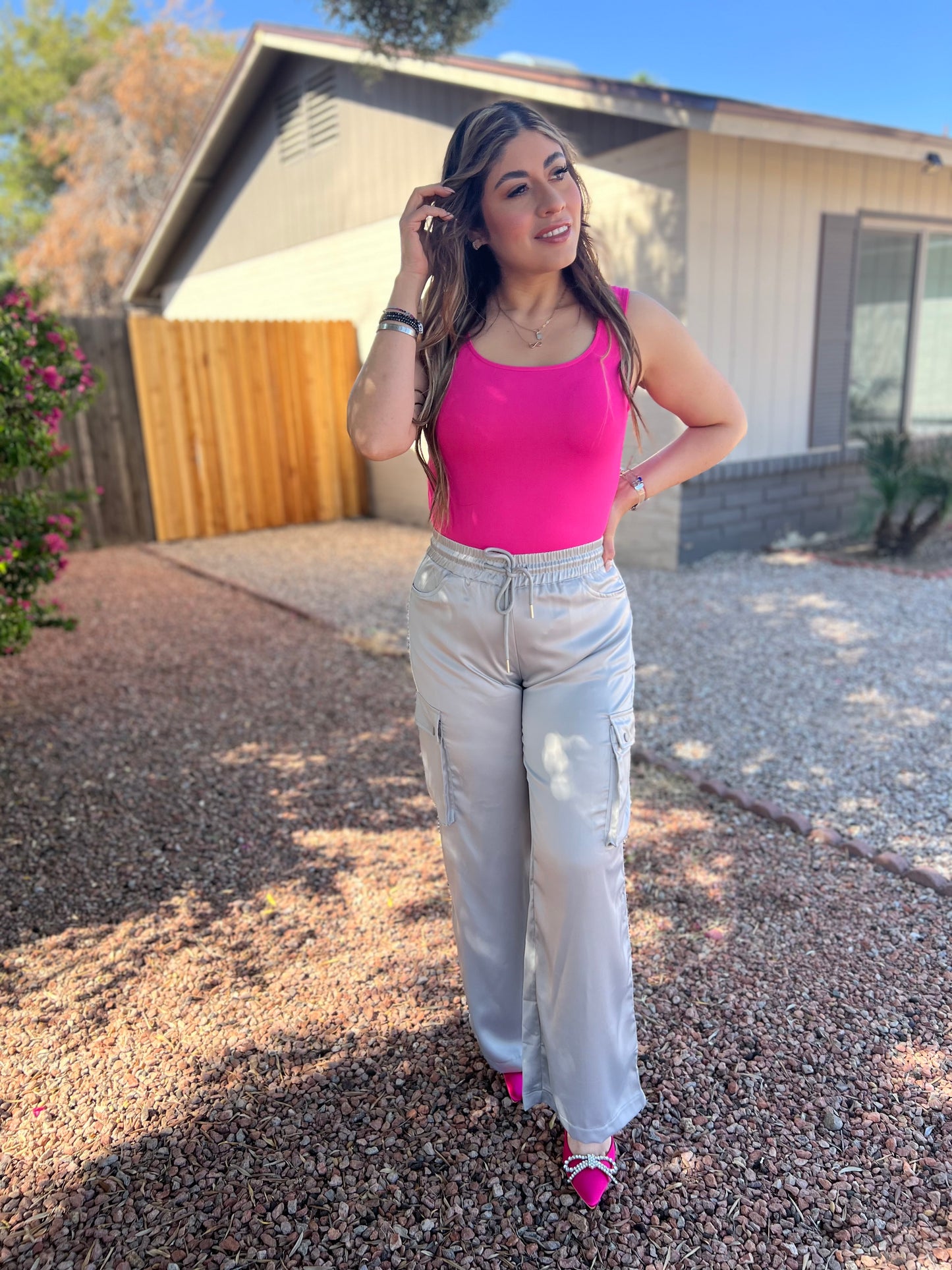 Light Gray Cargo Pants