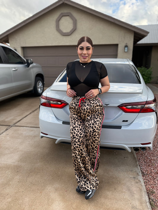 Animal print pants